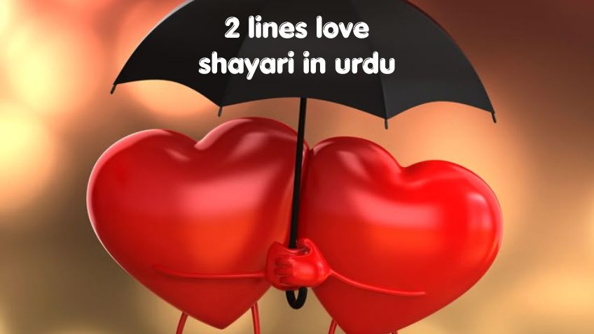 2 lines love shayari in urdu