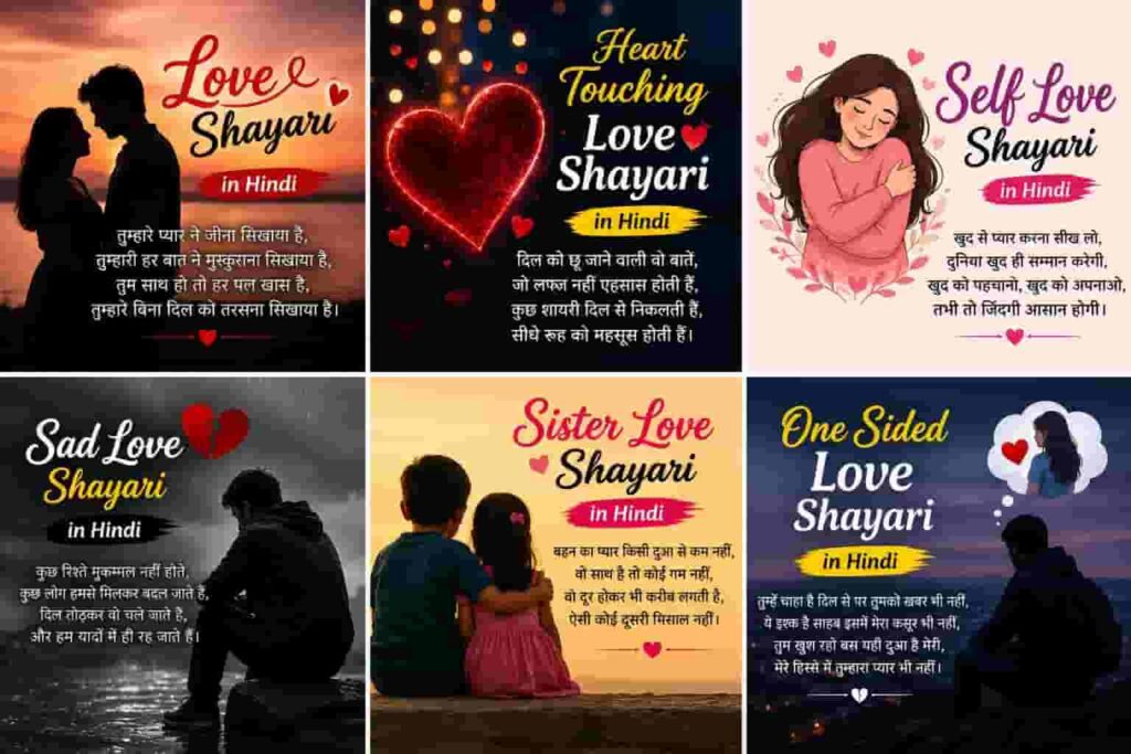 Love Shayari in Hindi